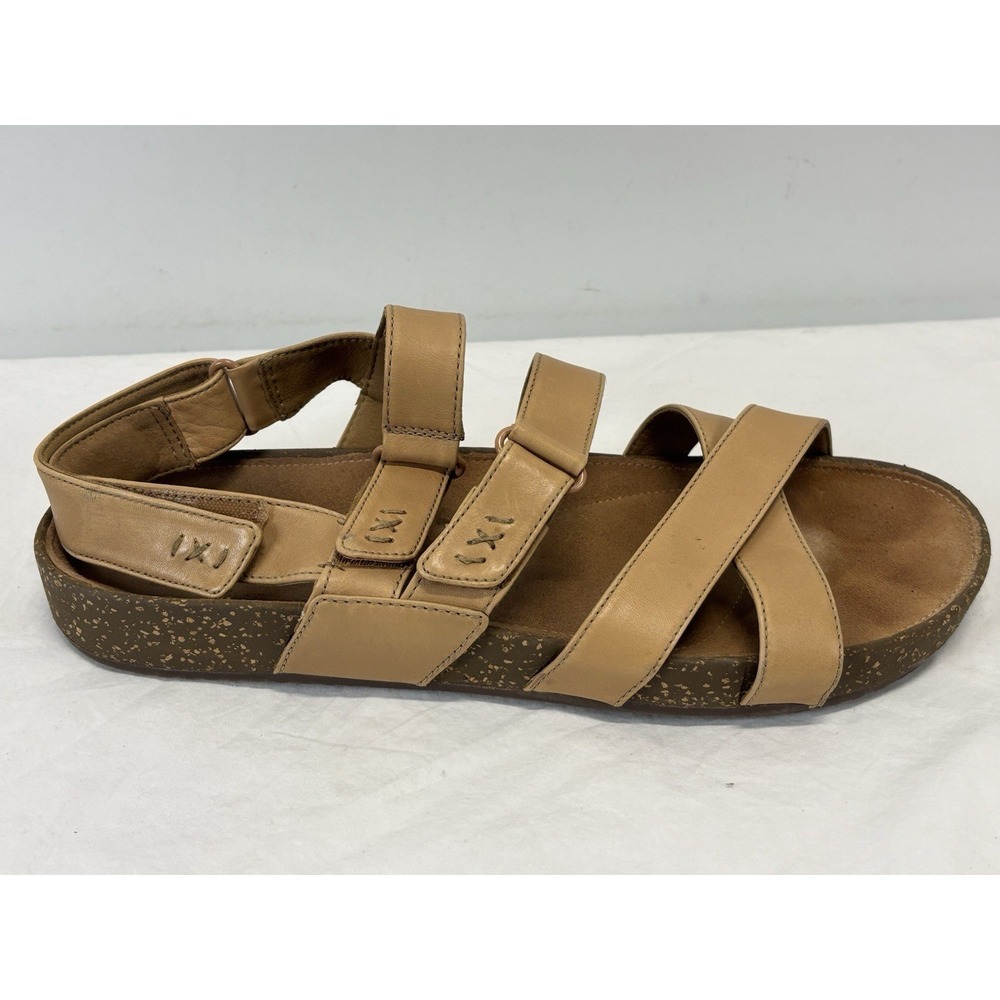 Clarks Rosilla Keene Nubuck Leather Strappy Sandals Brown 11M Hook And Loop